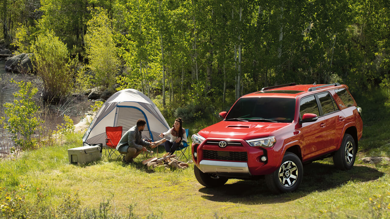 Toyota 4Runneer camping