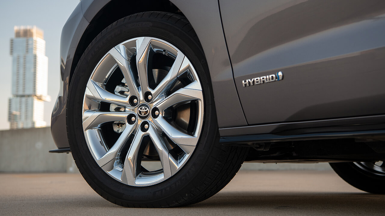 Toyota Hybrid close up
